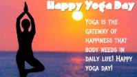 yoga day Facebook-Covervideo (16:9) template