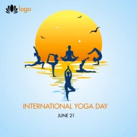 Yoga day Iphosti le-Instagram template