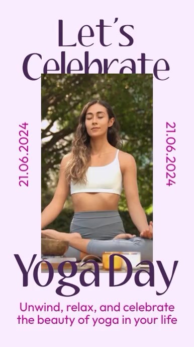 Yoga Event Description Example Yoga Day Event Template | PosterMyWall
