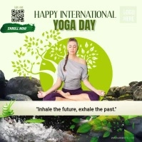 yoga day instagram post template