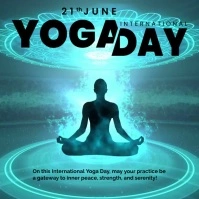 Yoga Day Template Iphosti le-Instagram