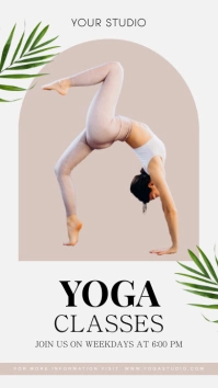 yoga day template Digitale display (9:16)