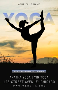 yoga Полстраницы широкого формата template