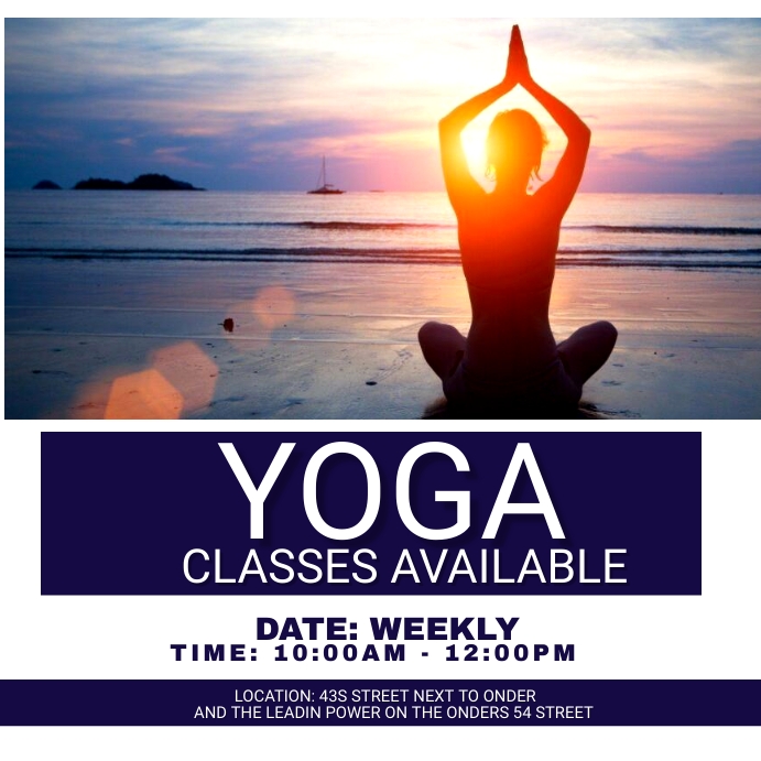 yoga Template | PosterMyWall