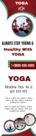 Yoga โฆษณาบนตีกระฟ้าแบบกว้าง template