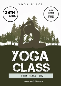 Yoga Flyer 2022 A3 template