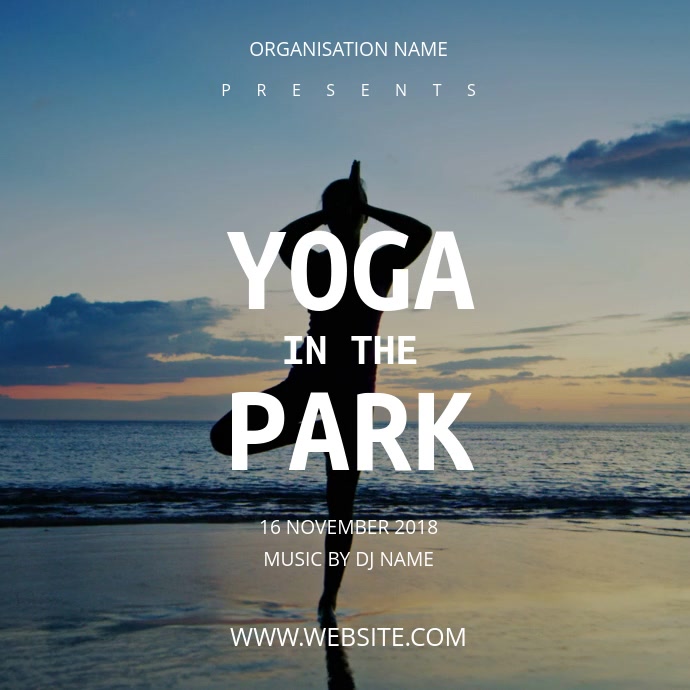 Yoga Flyer Template PosterMyWall