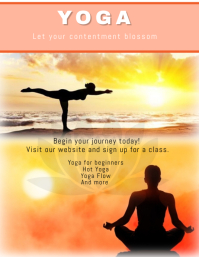 21 490 customizable design templates for yoga class flyer