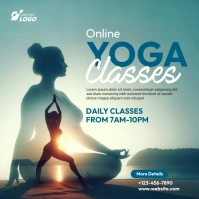 Yoga Free Sessions Instagram Post template