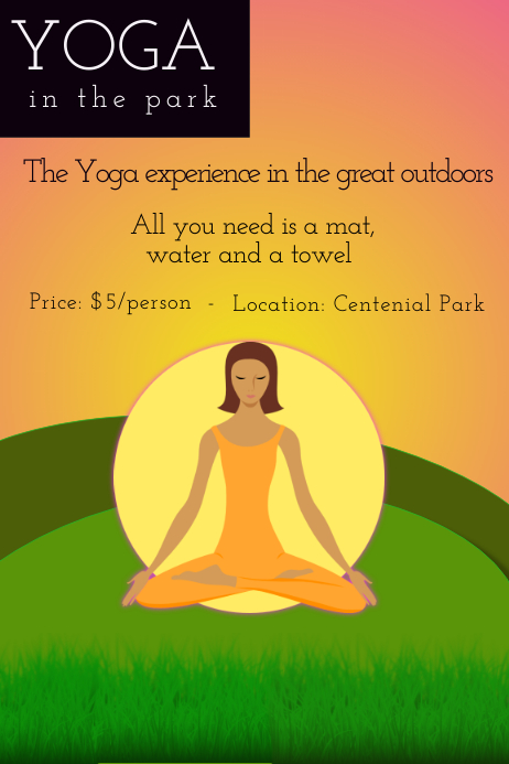 letter template cc with in Template PosterMyWall Yoga park the letter template cc with in Template PosterMyWall Yoga park the