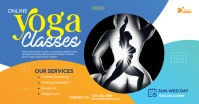 Yoga Lesson Facebook Shared Image template