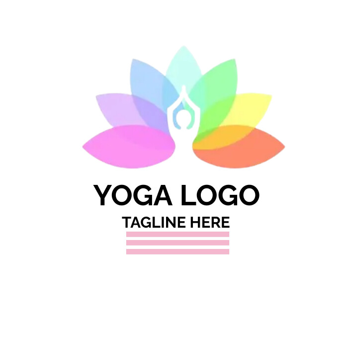 Yoga Logo Design Template Free