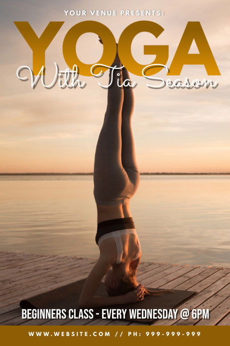 Yoga Poster Template | PosterMyWall