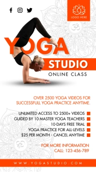 Yoga Studio workshop Instagram Story template