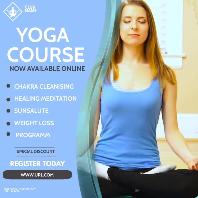 Yoga templates,meditation,fitness Square (1:1)