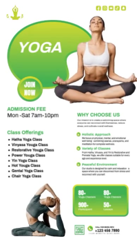 Yoga video Template Rolka Instagram