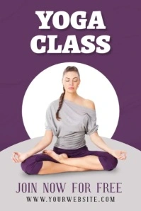 yoga7 Poster template