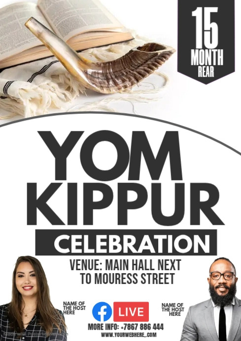 Yom kippur Template | PosterMyWall