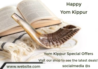 Yom Kippur A4 template