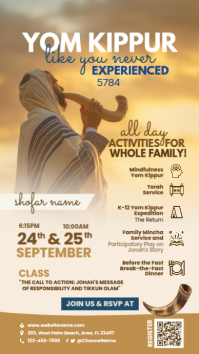 Yom Kippur Service Story Template