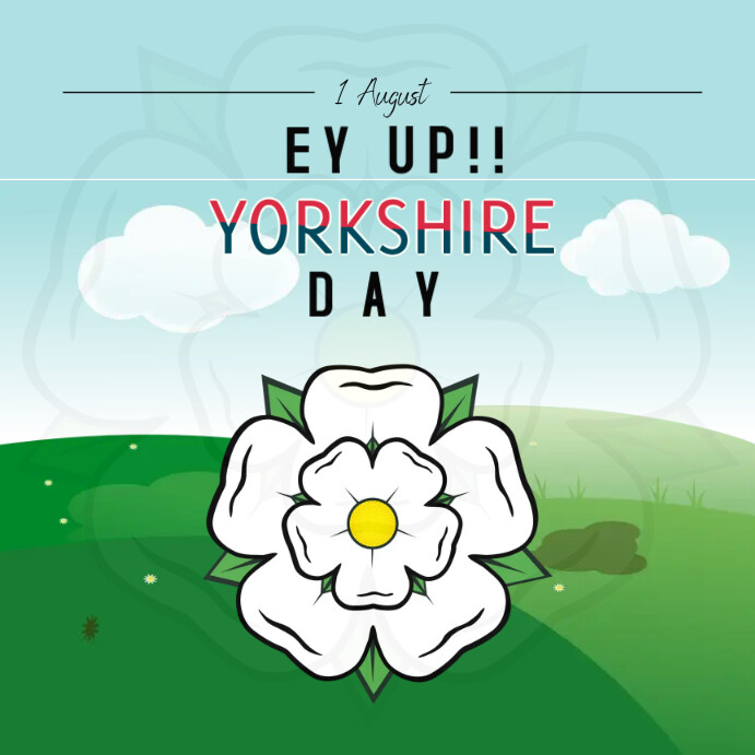 Yorkshire Day Instagram Post template