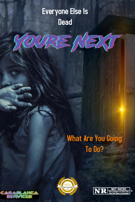 You're Next Poster template