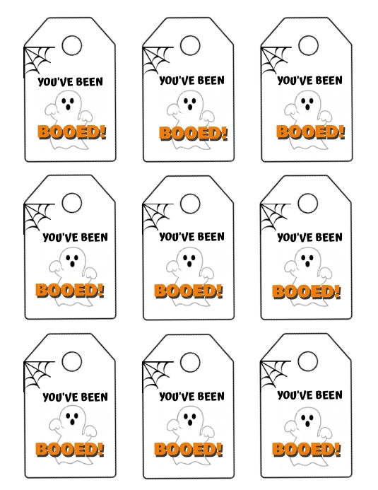 Small Boo Note You've Been Booed - TAG Template | PosterMyWall