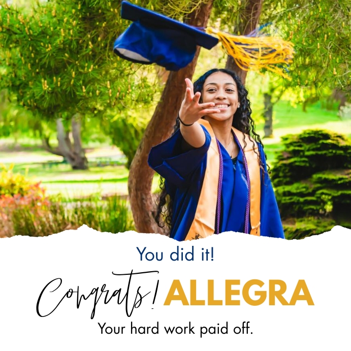You did it ! instagram post Template | PosterMyWall