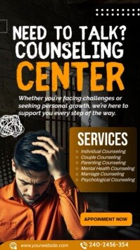 You Need A Counseling Center? História do Instagram template