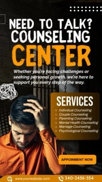 You Need A Counseling Center? Instagram Story template
