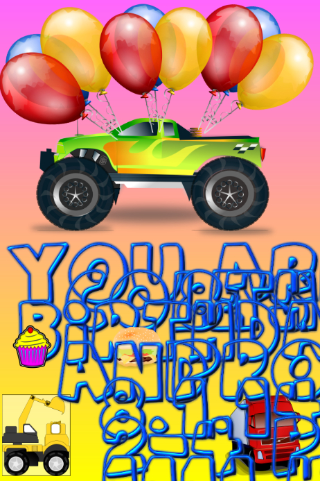 Flyer Boy Young Boys Birthday Flyer Template | PosterMyWall