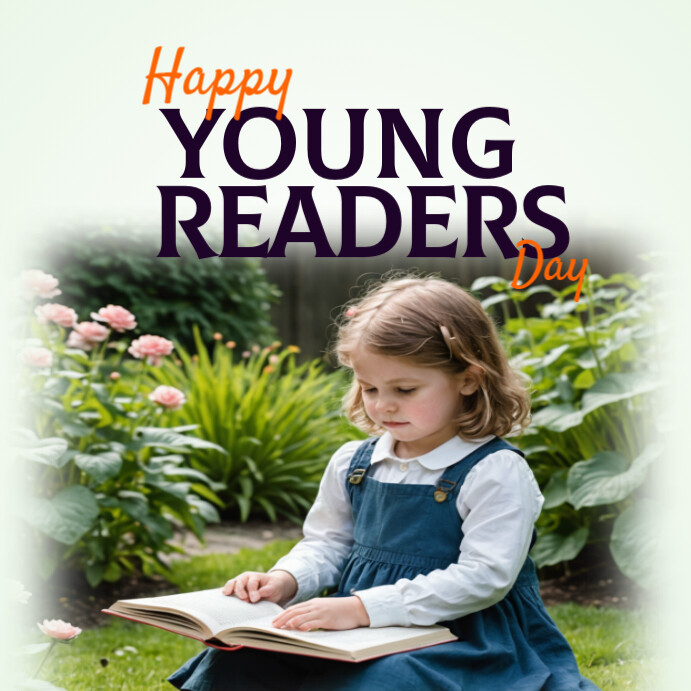 Plantilla de young reader day | PosterMyWall