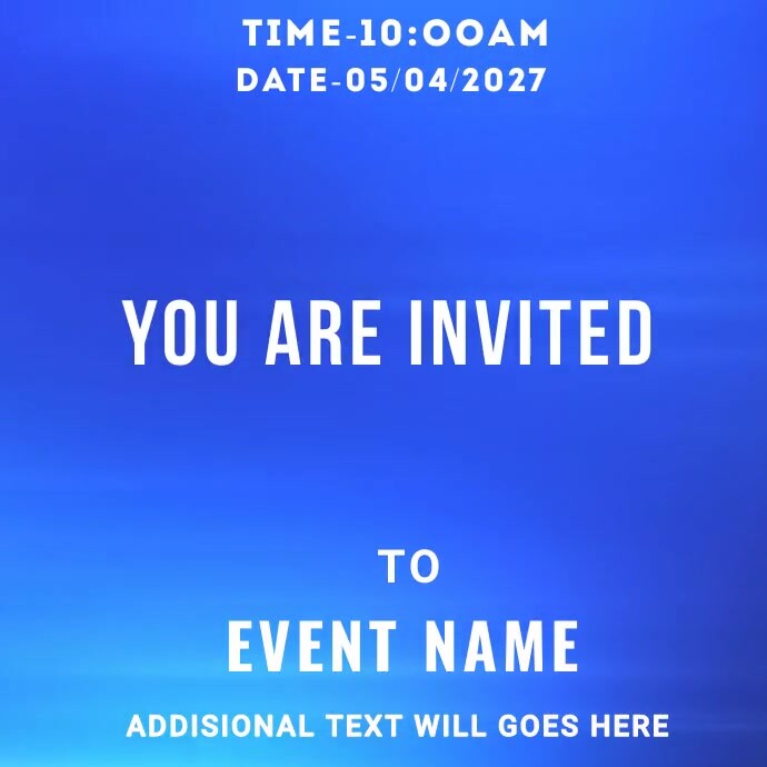 Your are invited Template | PosterMyWall