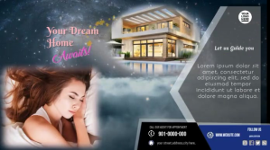 Brown Real Estate Promotion Twitter Post Template