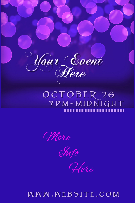 Your Event Poster template