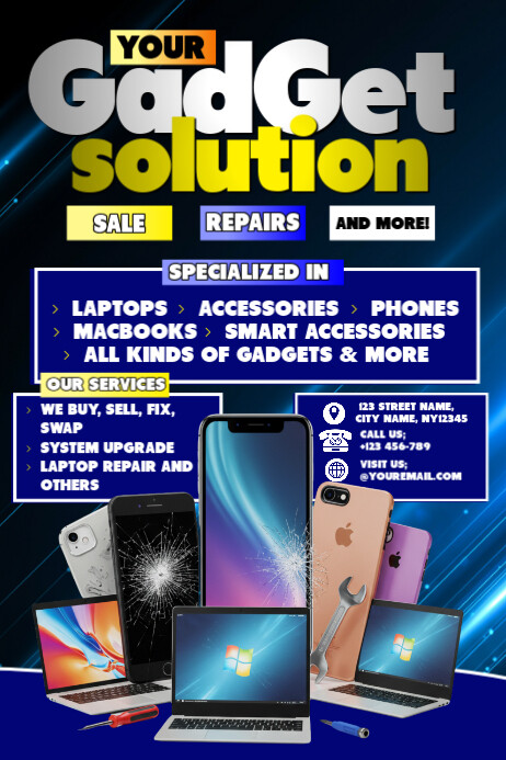 Your Gadget Solution Hub Today Iphosta template