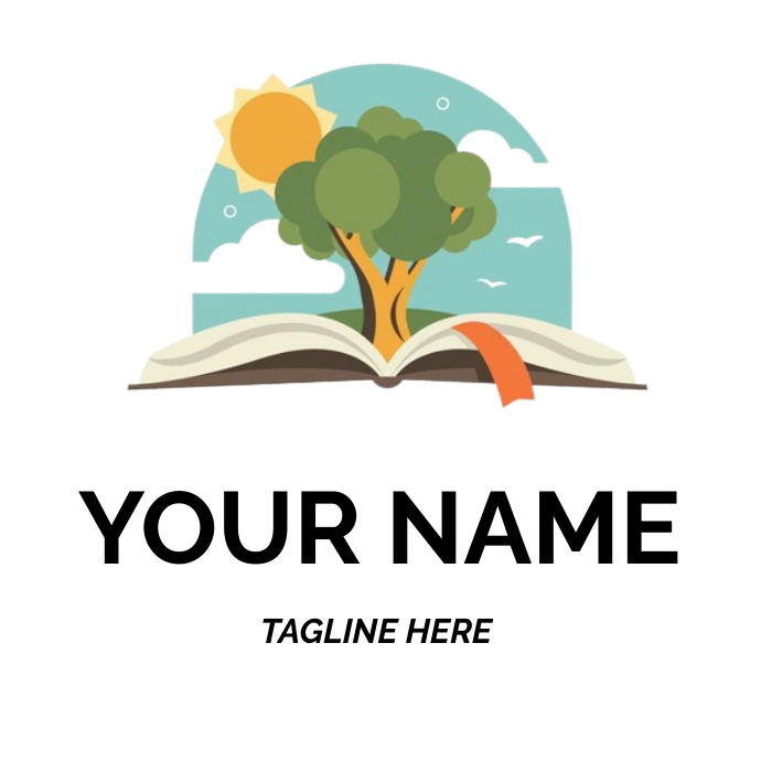 YOUR NAME โลโก้ template