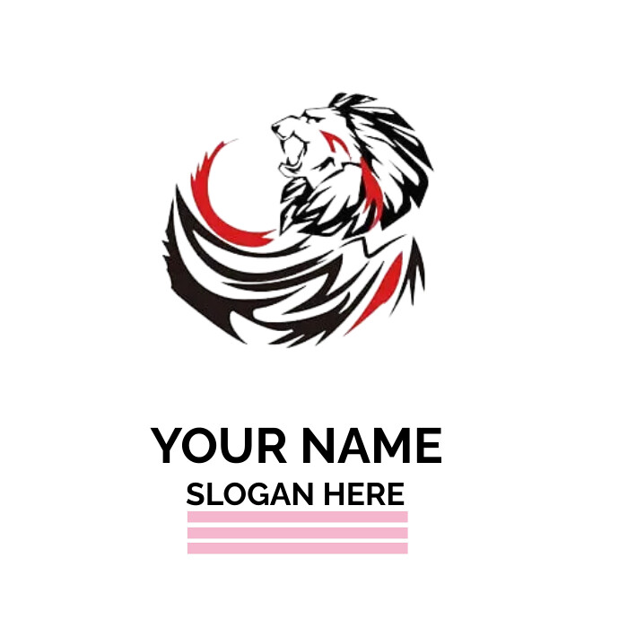 YOUR NAME Logotipo template