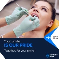 your smile is our pride Instagram Post template