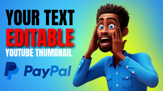 Your Text Editable Youtube Thumbnail Template | PosterMyWall