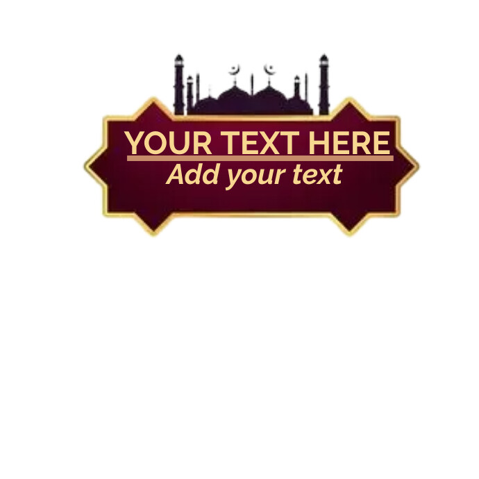 YOUR TEXT HERE Logo template