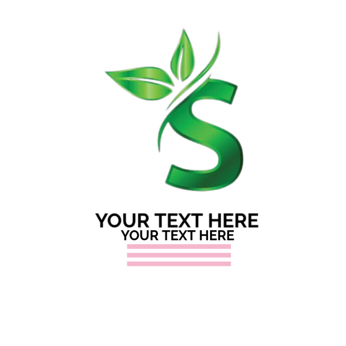 your text here Logo template