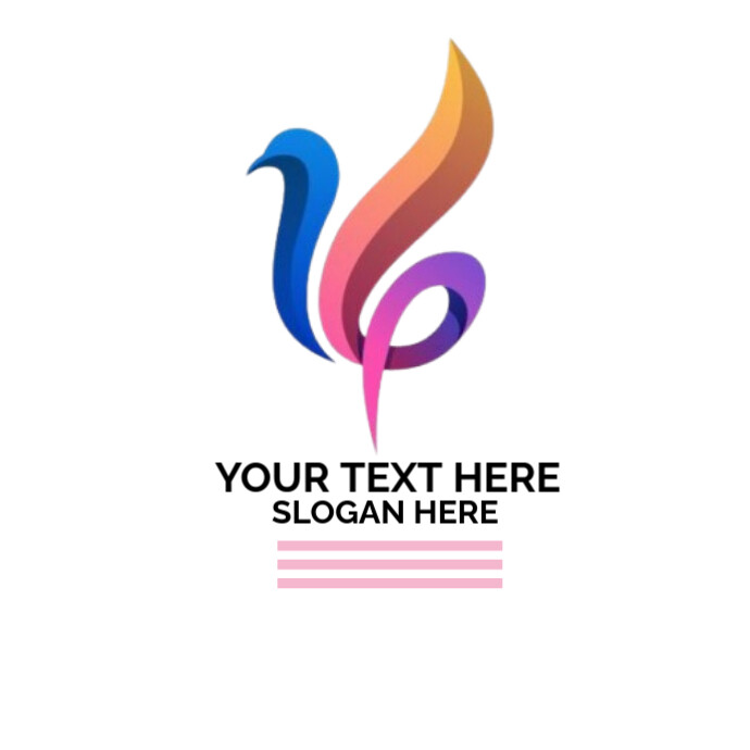 your text here Logo template