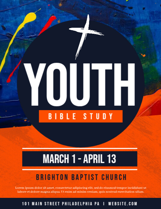 Youth Bible Study Template PosterMyWall youth-bible-study-template-postermywall