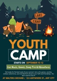 Verde Youth Camp A4 Template
