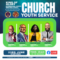 youth church flyer Instagram na Post template