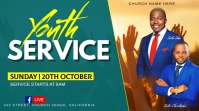 youth church service Presentación (16:9) template