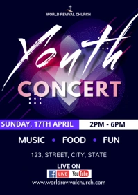 Youth Concert A3 template
