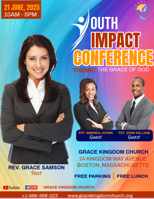 Copy of Youth Conference Ad | PosterMyWall