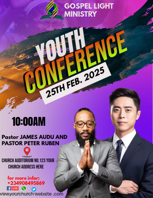 Copy of YOUTH CONFERENCE | PosterMyWall